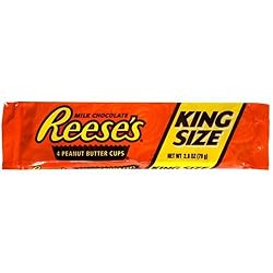 Reese's Peanut Butter Cups, King Size, 2.8-Ounce Packages (Pack of 24)
