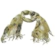 Butterfly Thin Summer Light Scarf Shawl Wrap Multi Beige
