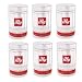 illy Caffe Normale Fine Grind (Medium Roast, Red Band). Box of six 8.8oz coffee cans.