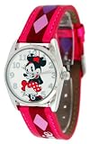 Disney #41360B Women's Minnie Mouse Watch with Printed Band