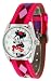 Disney #41360B Women's Minnie Mouse Watch with Printed Band