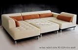 4PC MODERN EURO DESIGN LEATHER SECTIONAL SOFA S4708