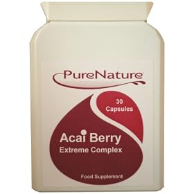 ACAI BERRY EXTREME COMPLEX FAT BURNER WEIGHT LOSS SLIMMING PILLS 1,000mg POTENT WHOLE AMAZON ACAI BERRY