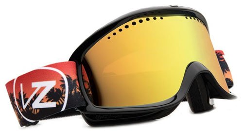 Von Zipper Sizzle Snowboard Goggles   Black Frame   Fire Chrome Lens