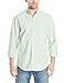 IZOD Men's Long Sleeve Coastal Prep Essential Gingham Button Up