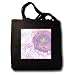 Rainbow Beauty Sunflower Art Flowers Designs Inspired by Nature - Black Tote Bag JUMBO 20w X 15h X 5d