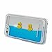 JLTL iPhone 5S Case,Creative Design Liquid Floating Rubber Duck Hard Case for Apple iPhone 5 5G 5S-Design B