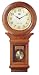 River City Clocks Classic Schoolhouse Regulator Clock, Oak