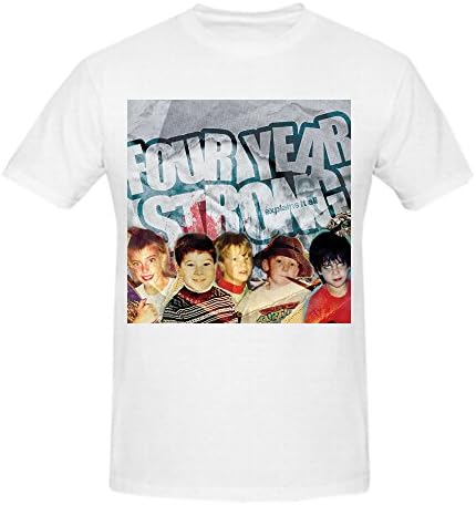 Four Year Strong Explains It All Mens Tee Shirts 2xl White