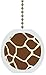 Giraffe Animal Print Solid Ceramic Fan Pull
