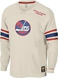 Winnipeg Jets -Putty- Vintage Logo Long Sleeve Jersey