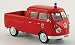 Produkt-Bild: VW T 1, Doppelkabine, Feuerwehr, 1961, Modellauto, Fertigmodell, Norev 1:43