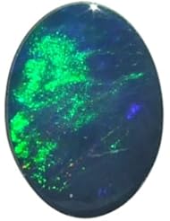 O&G Australia Natural Opal Doublet Gemstone, 6x8mm (0.83cttw)