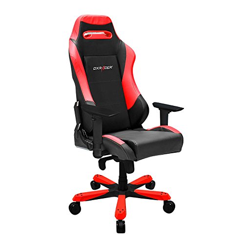 DXRacer Iron Series DOH/IB11/NR Newedge Edition office chair X large PC gaming chair computer chair executive chair ergonomic rocker With Pillows (Black/Red)