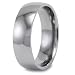 Domed High Polished Titanium Ring (7mm) - Sizes 5 - 13