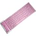 Flexible bluetooth wireless keyboard for Apple iPad 3G tablet/Wifi model 16GB, 32GB, 64GB / Smartphone/ PDA/ PPC (pink)