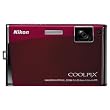 Nikon Coolpix 10.0MP Touch Screen Digital Camera - Red (S60)
