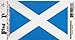 Scotland-Cross Heavy Duty Vinyl Bumper Sticker (3 x 5 Inches)