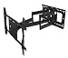 Image of Premium Heavy Duty Full Motion Dual Arm Swivel/Tilt Wall Mount for LG 65LW6500 LED HDTV Flat Panel Display ~ Easy to Install ~