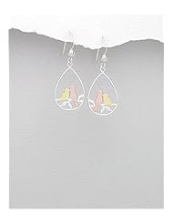 Bird Earrings In 92.5 Sterling Silver