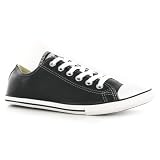 Converse All Star Slim Ox Black Leather Mens Trainers