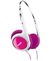 Philips SHK 1031 Bügel-Kophörer mit Metall-Kopfband für Kinder pink