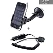 Wicked Chili KFZ Halterung vibrationsfrei 360� drehbar f�r Apple iPhone 3GS 3G 16GB, 32Gb 8GB - 3. Gen Halter mit Global Hals Autohalterung / Autohalter mit Kugelgelenk neig- und schwenkbar + 12V 24V KFZ Ladekabel