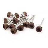 uxcell ブラシ　はけ　3mmシャンクダイヤ　10mmカップダイヤ　回転ツール用　12個