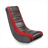 Ace Bayou ABC Life Style Furniture Video Rocker, Adult, Black/Red Stripe