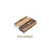 MIKADO ECO PEN SET. Wooden Roller Ball and Twist Pen Set. Stunning Bamboo Presentation Case