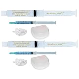22% Sensitive - Watts Power Teeth Whitening Kits with FCP Enamel Gels plus NT Teeth Shields - 2 Pack