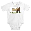 Onesie with animals, horses, equine