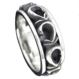 925 Silver TRIBAL HOOK Spinner Ring Hawaiian Jewelry