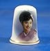Porcelain China Collectable Thimble - Japanese Lady - Free Gift Box