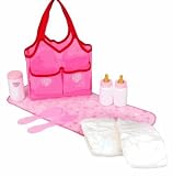 You & Me Doll Accessories Tote Bag - Hot Pink