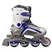 Roller Derby Coyote Adjustable Girl's Inline Skates, Small (10-12)