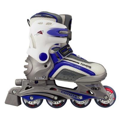 Roller Derby Coyote Adjustable Girl's Inline Skates, Small (10-12)