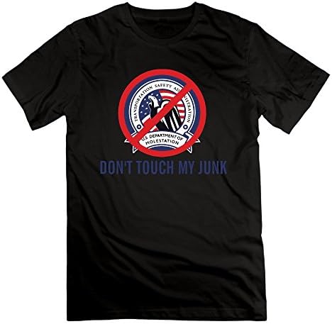 Men Usa Eagle Don't Touch My Junk Cotton Tee Shirt