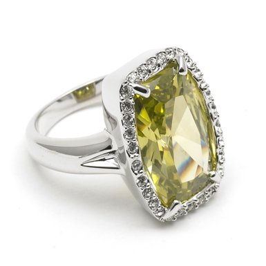 Green Crystal Ring (X Large)