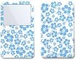 Turquoise Hibiscus Design iPod classic 80GB/ 120GB Protector Skin Decal Sticker
