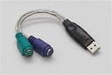 Digitus DA-70118 USB to PS2 Adapter/USB AM to 2x Mini-DIN 6F
