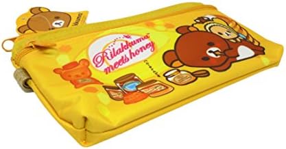 Rilakkuma San-x Compartment Quality Yellow School Pencil Case