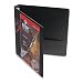 Cardinal Easy Open Clearvue Locking Round Ring Binder, 1-Inch Capacity, Black (11101)