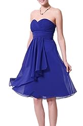 Sexy Cocktail Short Chiffon Homecoming Dress/Bridesmaid Dress/Party Dress/Wedding Dress 