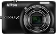 Nikon Coolpix S6300 Appareil photo num�rique 16 Mpix Zoom optique Nikkor 10x Noir