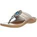 Geox Women's Donna Jersey Sandal,Acquamarina,38.5 EU / 8.5 B(M) US