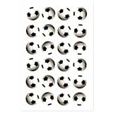 Darice Sticker 5x 8 Soccer Ball