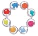 Tigex - Sucettes et Anneaux de dentition - Anneau de dentition refrigerant - Perles - A partir de 3 mois