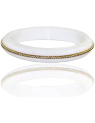 Diamond Pave Bangle Bracelet 18kt Solid Gold Jewelry