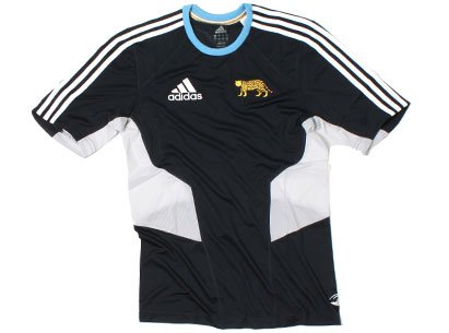Argentina Players Performance Rugby T-Shirt Navy/Sky - size 38/40 Argentina Players Performance Rugby T-Shirt Navy/Sky - size 38/40